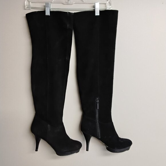 Nine West Knee High Suede Boots Size 6M - Picture 1 of 6